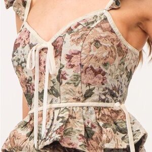 Floral Print Women's Top